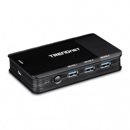 TRENDnet jagamislüliti TK-U404 4-Port 4 PC/1 User USB 3.1