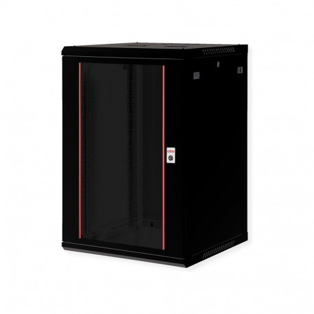 "ROLINE 19-Zoll Wandgehuse Basic Plus 18HE, 600x600 BxT schwarz"