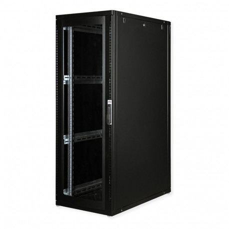 "ROLINE 19-Zoll Serverschrank Pro 36 HE, 600x1000 BxT schwarz Plexiglas"