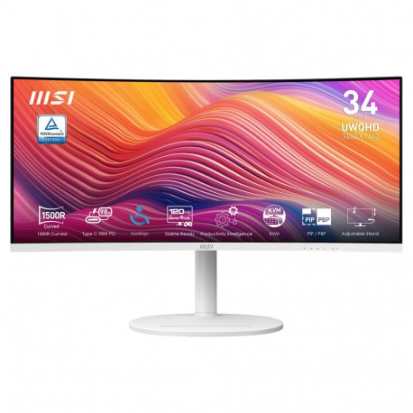 MSI monitor Modern MD342CQPWDE 86cm (34") VA UWQHD 4ms 120Hz
