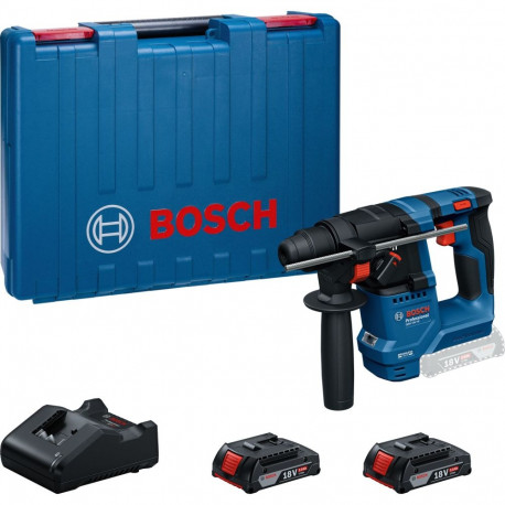 "Powertools Akku-Bohrhammer GBH 18V-18 Professional, 18Volt (blau/schwarz, 2x Li-Ionen Akku 2,0Ah, K