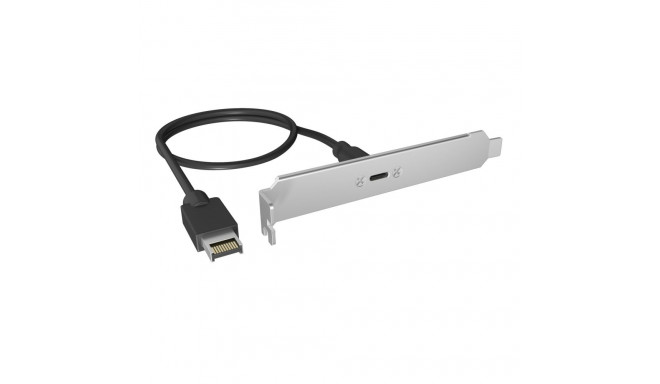 "Adapter IcyBox USB 20 Gbit/s von Type-E Port"