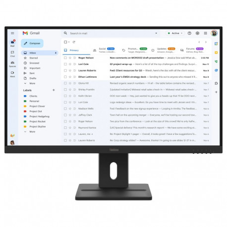 Lenovo monitor ThinkVision E27-40 68,6cm/27" (1920x1080) 16:9 FHD IPS 4ms 100Hz VGA HDMI DisplayPort