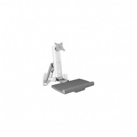 ICY BOX seinale kinnitatav istu-seisa tööjaam kuni 24" monitorile