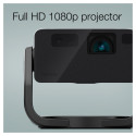 Epson projektor EF-22B 1920x1080 16:9 1000-Lumen 3-LCD Laser HDMI USB FHD Bluetooth kõlar, must
