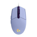 Logitech G102 Lightsync EER, sirelililla