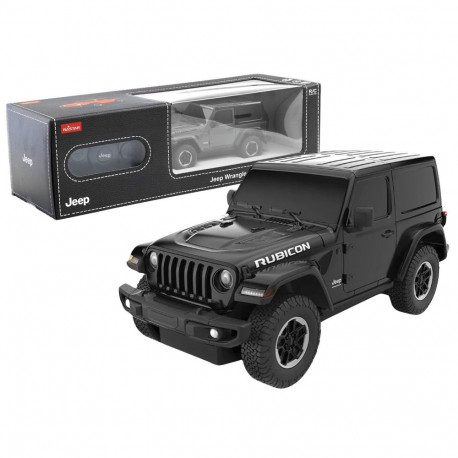 Auto JEEP Wrangler JL Rubicon Zdalnie Sterowany RC Rastar Czarny 1:24