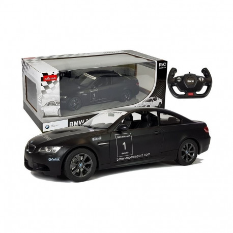 Auto BMW M3 Samochód Sportowy Zdalnie Sterowany RC Rastar Czarny 1:14