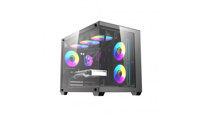DarkFlash B275 PRO computer case (black) + 6 fans