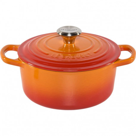 Le Creuset Signature ümmargune bräter 18 cm vulkaaniline