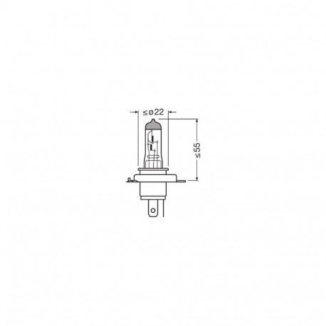H4 12V 60/55W Night Breaker 220 1tk