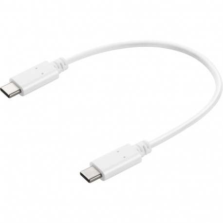 Sandberg 136-30 USB-C to USB-C Charge Cable White, 0.2M