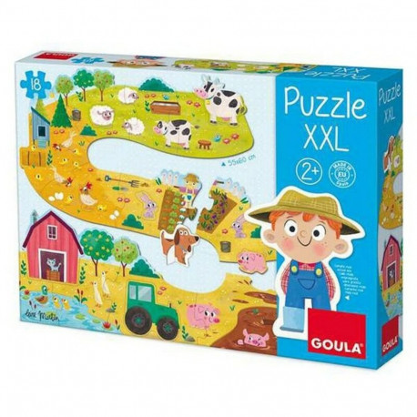 Baby Farm Puzzle XXL Goula 53176 (17 pcs)