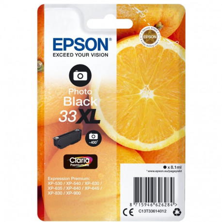 Epson tint Claria Premium 33 XL T 3361, photo must