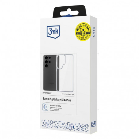 3mk Armor Case for Samsung Galaxy S26 Ultra - Transparent
