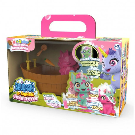 Ükssarvikute figuuride komplekt Brudaski vannituba Cukiereczek