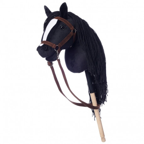 Hoppihorse kepiga hobune A3, must