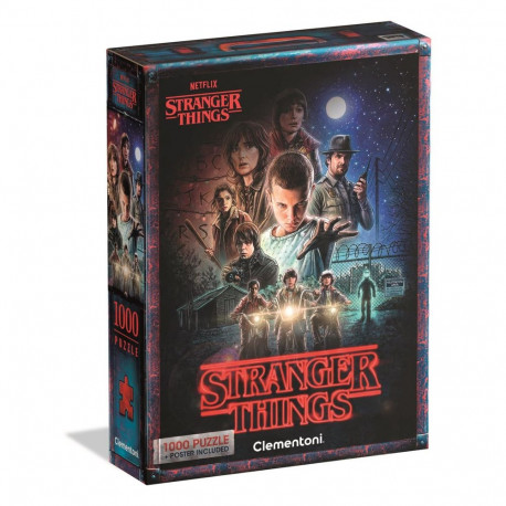 Clementoni pusle 39978 1000 NETFLIX Stranger Things 1 plakat