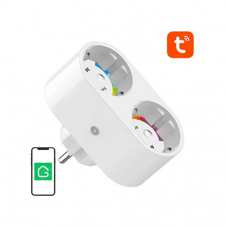 Dual smart plug WiFi Gosund SP211 3500W, Tuya