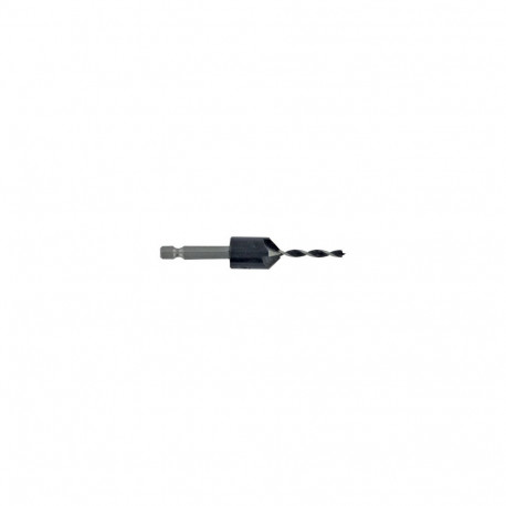 Puidupuur koos süvistiga Ø3mm, 1/4" kuuskant