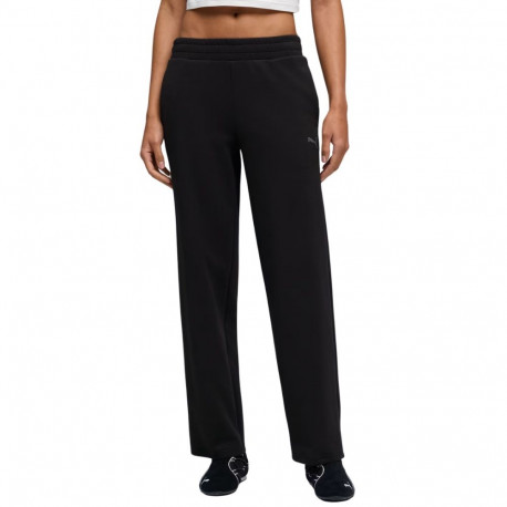 Spodnie damskie Puma ESS Elevated Straight Leg czarne 691817 01 L