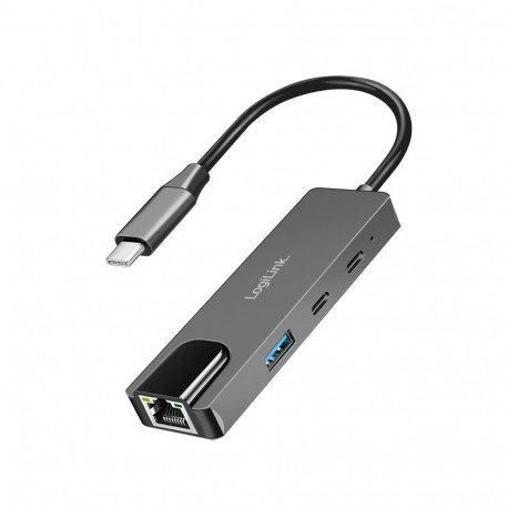 USB3.2 Gen1 jaotur 3-pordine 2.5G Ethernetiga