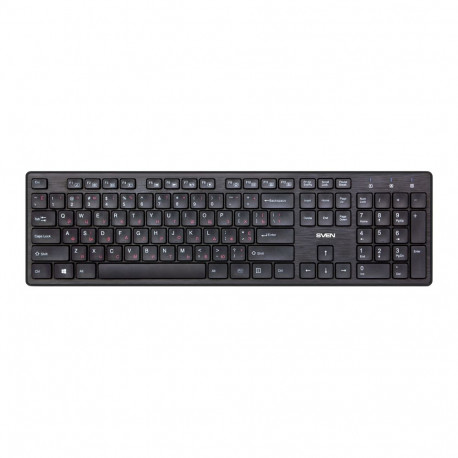 Wireless Keyboard SVEN KB-E5800W, Black