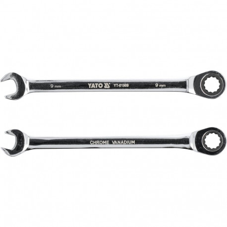 Combination Ratchet Wrench, 9Mm YT-01909 YATO