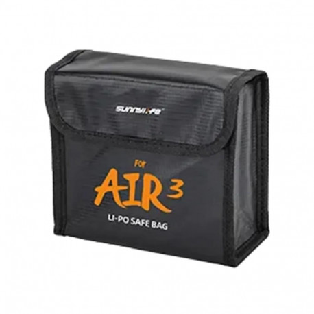 Battery Case - Sunnylife Triple Battery BAG for DJI Air 3, High-Temperature Resistant
