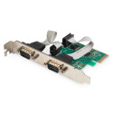 PCIe Card - DIGITUS 2-Port Serial Interface Card (OXPCIe952 chipset)