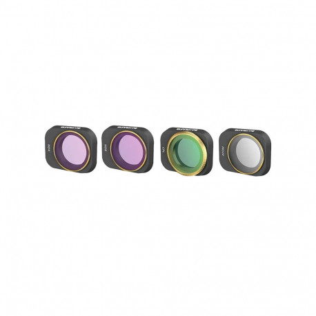 Camera Filter Set - Sunnylife Set of 4 Filters for DJI Mini 3 Pro (UV, CPL, ND4, ND8)