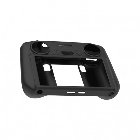 Case - Puluz Silicone Protective Case for DJI RC 2 Controller Black