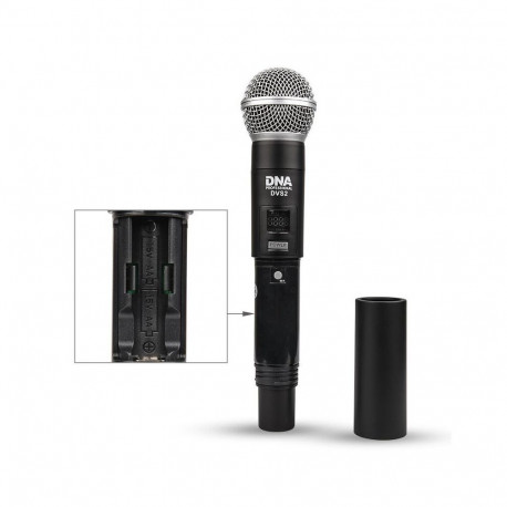 Microphone - DNA Professional DVS2 Wireless System (2 Handheld, UHF 560-590 MHz)