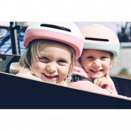 Children's Helmet - HJC GLEO Adjustable Cycling Helmet 49-55 cm Pink Mint