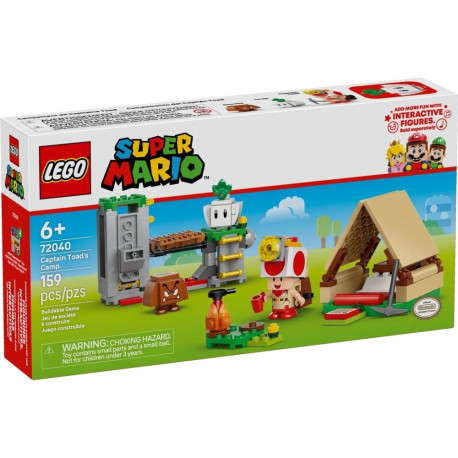 Constructor - LEGO Super Mario 72040 Captain Toad's Camp (Lego, 159 pieces, minifigure)