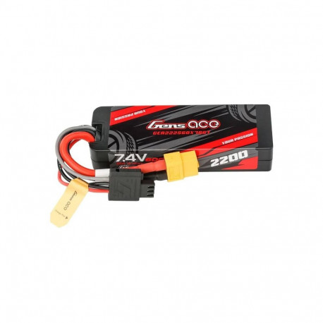 Battery - Gens ace G-Tech 2200mAh 7.4V 2S1P 60C Hardcase XT60