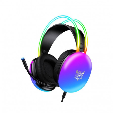 Headphones - ONIKUMA X25 50mm Speakers, Noise-Cancelling Mic, USB/3.5mm Black