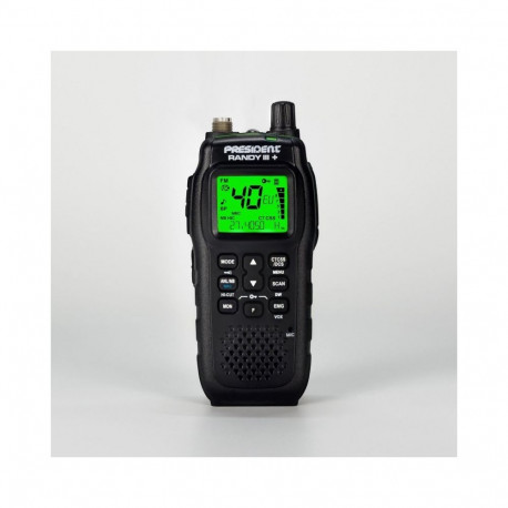 Car CB Radio - President Randy III Plus 40 Channels 4W ASC Black