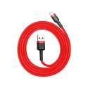 Cable - Baseus Cafule USB Lightning Cable 2.4A 1m Black/Red
