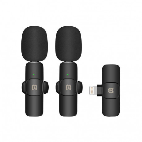 Microphone - Puluz PU3150B Wireless Lavalier for iOS, Omnidirectional, Lightning