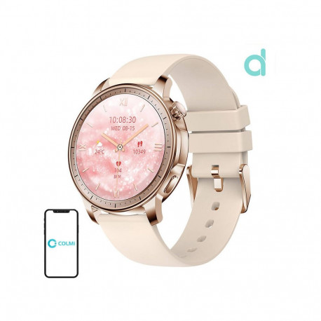 Smartwatch - COLMi V65 1.32" AMOLED, Heart Rate, Bluetooth Calls, Gold