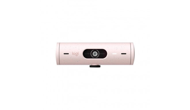 Webcam - Logitech BRIO 500 Automatic Light Correction Noise-Canceling Microphones Rosa