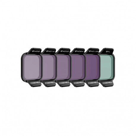 Camera Filter - Freewell Set of 6 Standard Day Filters for DJI Flip ND8 ND64 PL