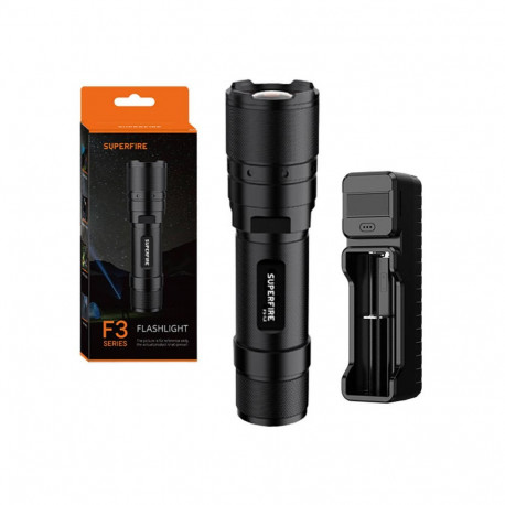 Flashlight - Superfire Latarka Superfire F3-L2 570lm 260m Waterproof