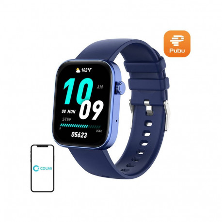 Smartwatch - COLMi P71 1.9" HD Touchscreen, 100+ Sports Modes, Blue