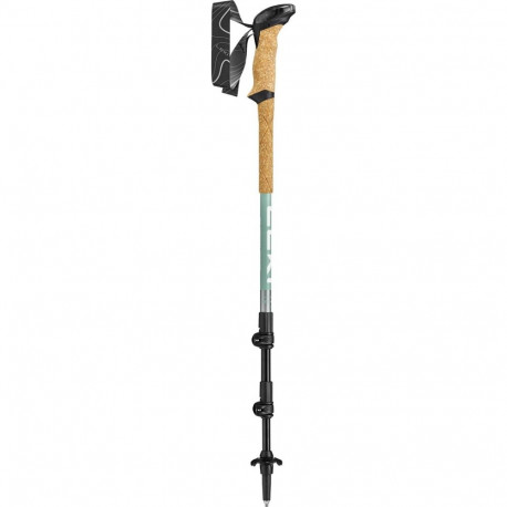 Trekking Pole - LEKI Makalu Lite 90-125 cm Aluminium Aergon Air Grip Grey-Green