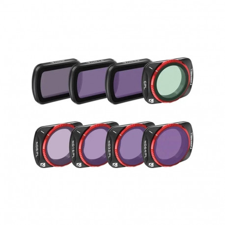 Camera Filter - Freewell DJI Osmo Pocket 3 Set of 8 ND/PL Filters