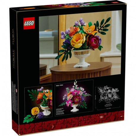 Constructor - LEGO Botanicals 10345 Flower Arrangement (Lego, 1161 pcs, 260 mm)