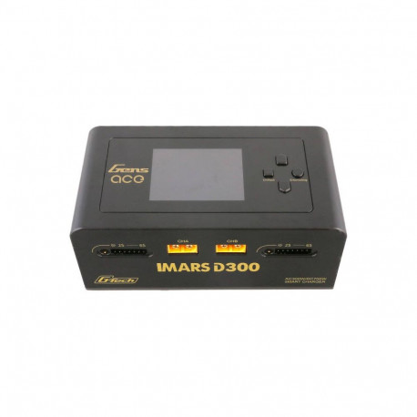 Battery Charger - Gens Ace IMARS D300 300W Dual-Channel AC/DC Black