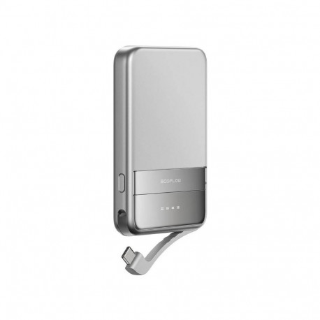 Power Bank - EcoFlow RAPID 5000mAh, 30W wired, 15W wireless, silver